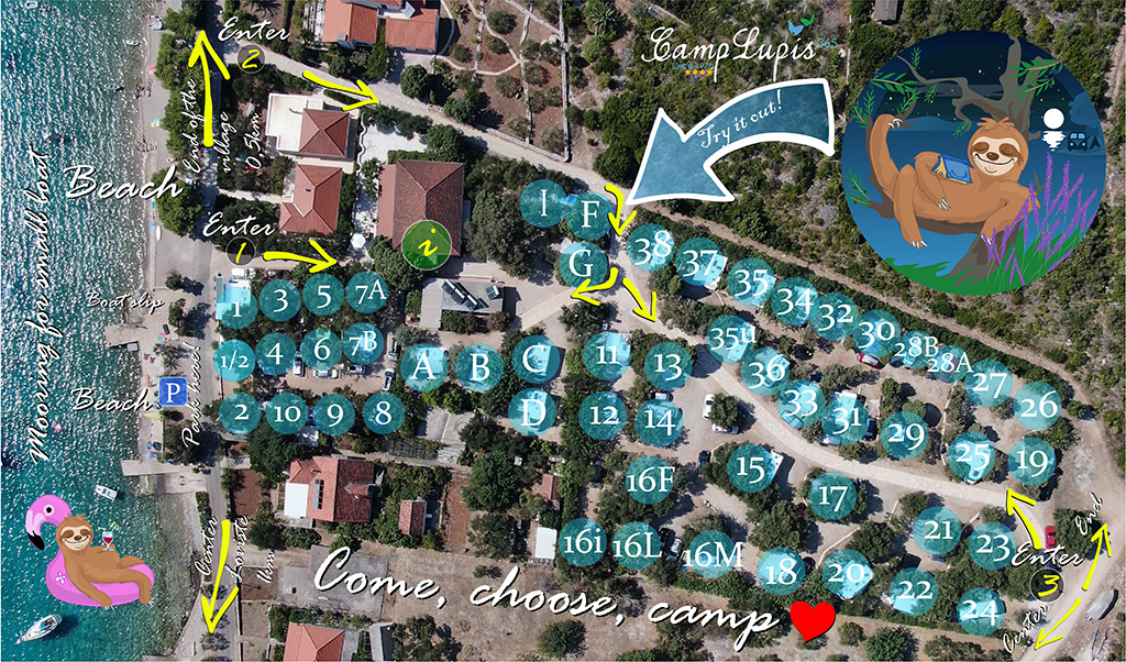 Camp Lupis - map