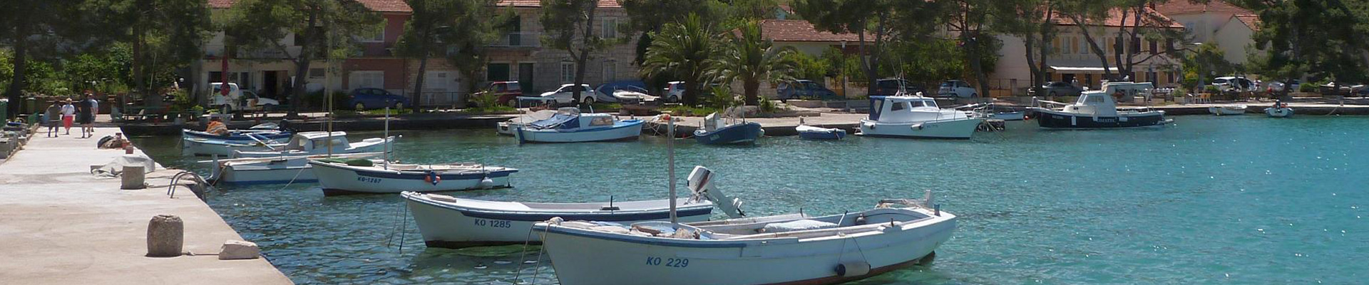 The charm of a dalmatian fishing village